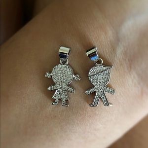 Girl & Boy pendants